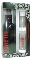 Водка "Blavod" Black, gift box with 2 glasses, 0.5 л