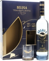 Водка "Белуга" Трансатлантик Рейсинг, gift box со стаканом Рокс, 0.7 л